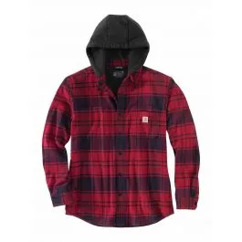 105621 Work Shirt Jacket Flannel Fleece Lined - Carhartt