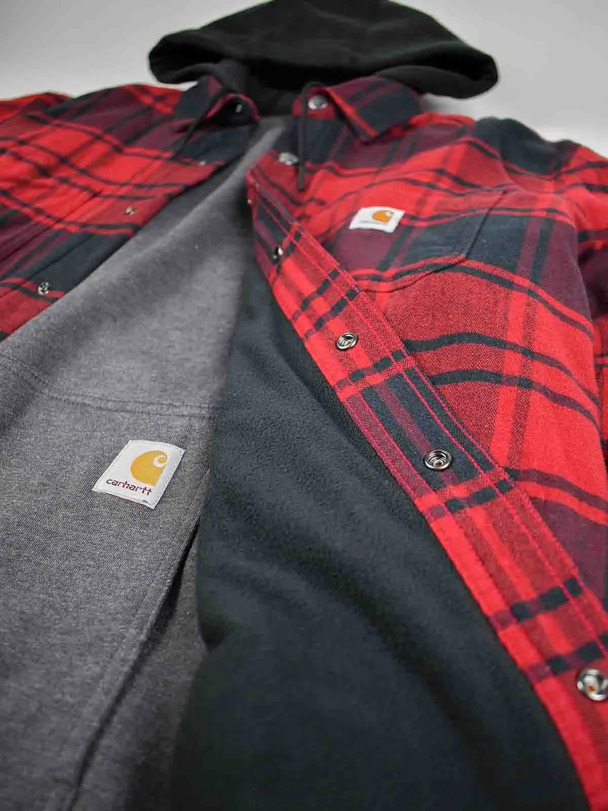 105621 Work Shirt Jacket Flannel Fleece Lined - Carhartt