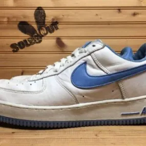 2002 Nike Air Force One 1 Low B sz 12 White Columbia Blu...