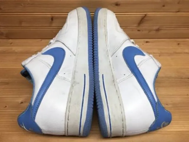 2002 Nike Air Force One 1 Low B sz 12 White Columbia Blu...