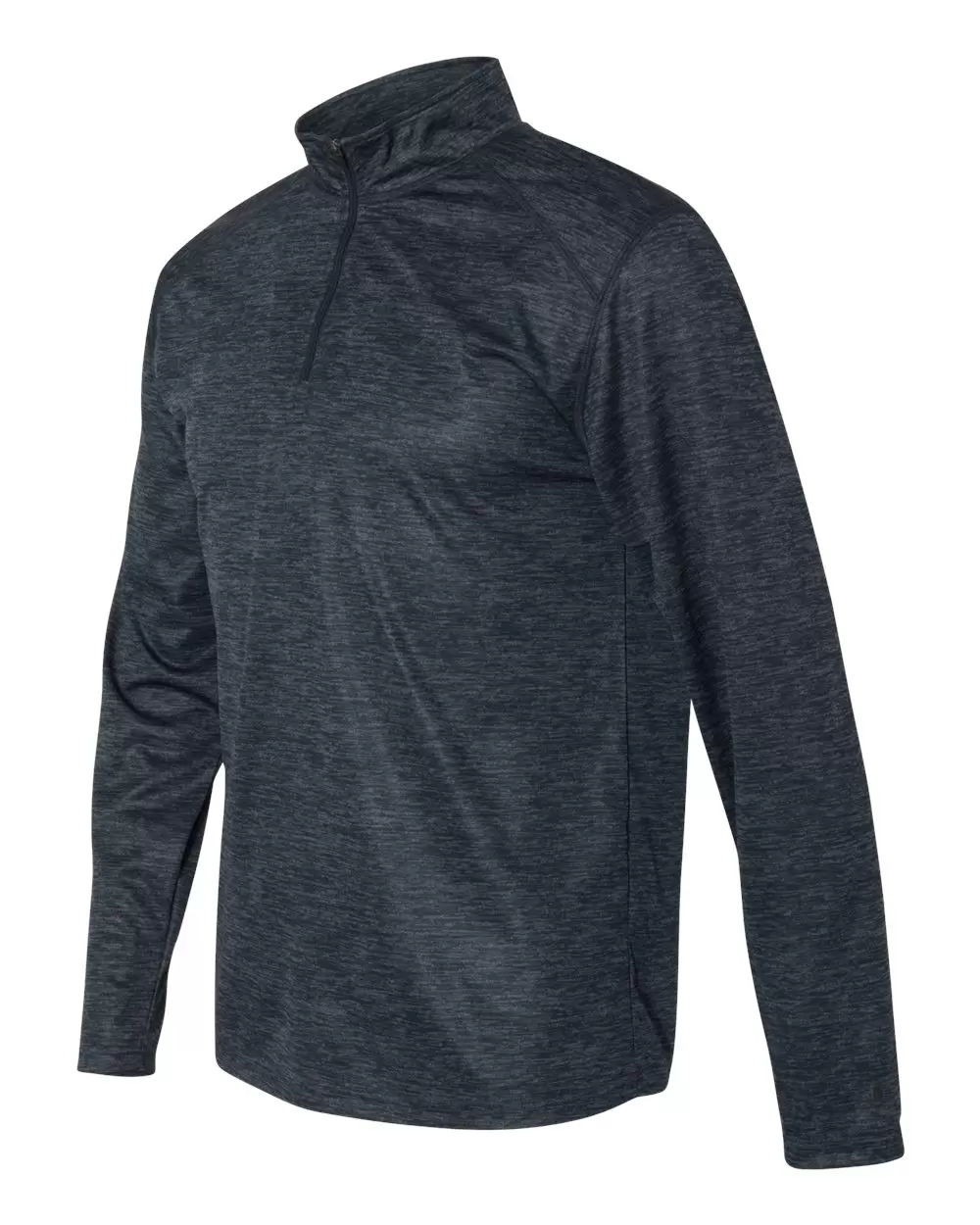 4172 Badger Adult Adult Tonal Blend Performance Quarter-Zip Long-Sleeve Pullover SKU: 4172