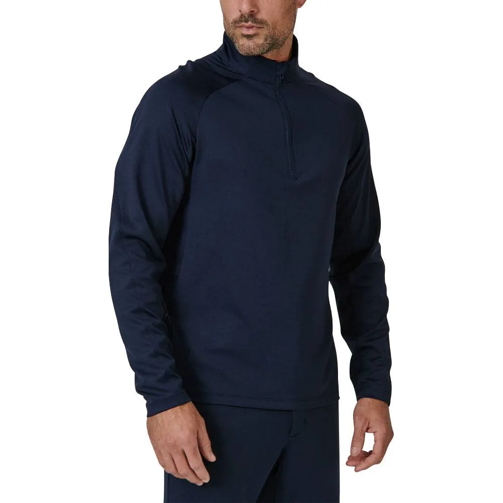 7Diamonds A-Game Quarter Zip Golf Pullover Navy - FW23