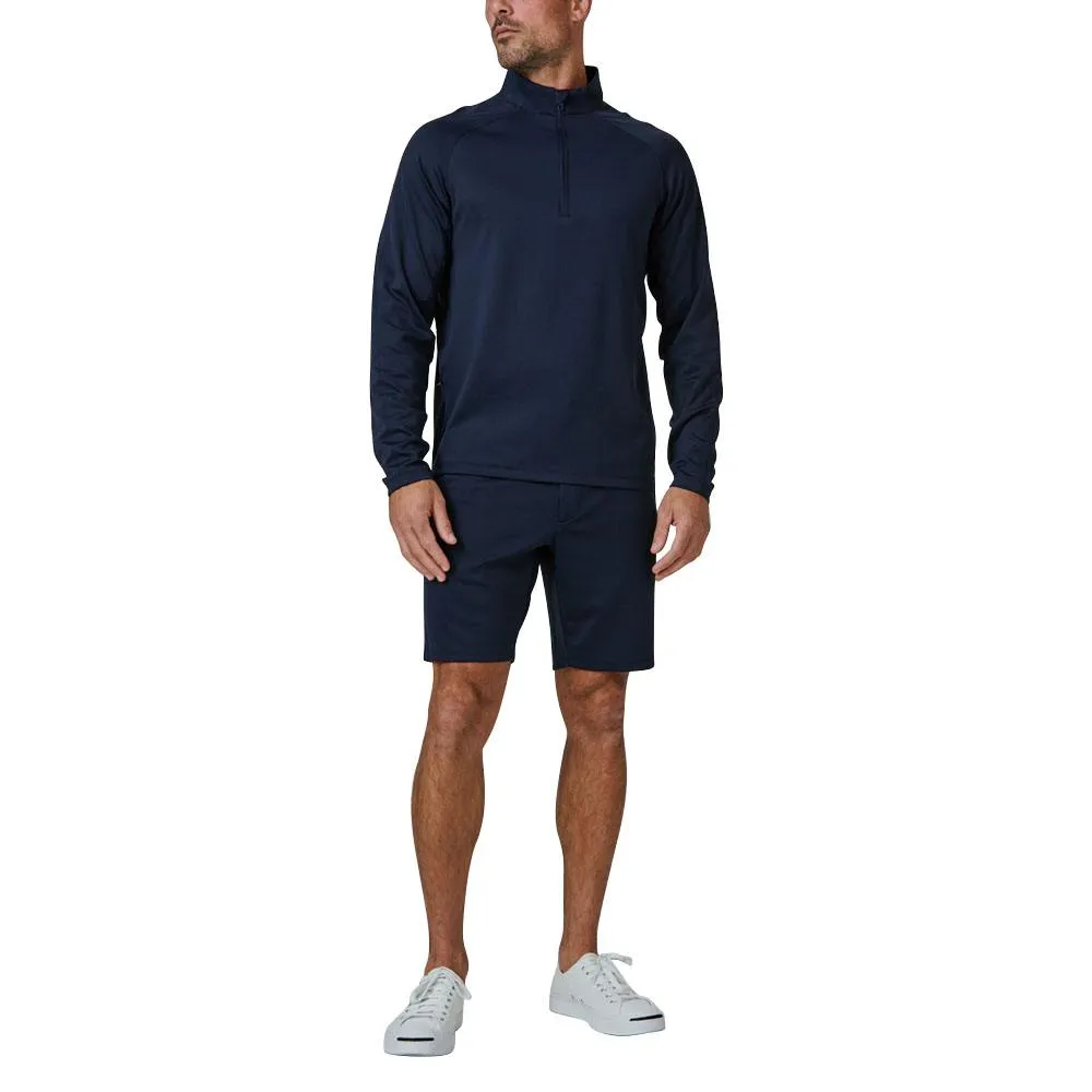 7Diamonds A-Game Quarter Zip Golf Pullover Navy - FW23