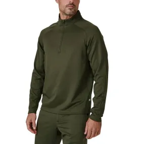 7Diamonds A-Game Quarter Zip Golf Pullover Olive - FW23