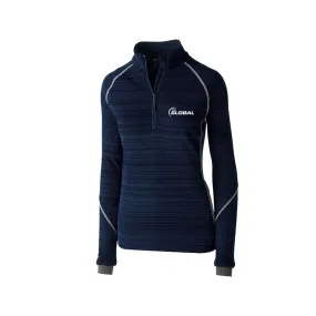 900 Global Navy Dark Matter Ladies Deviate Bowling Pullover