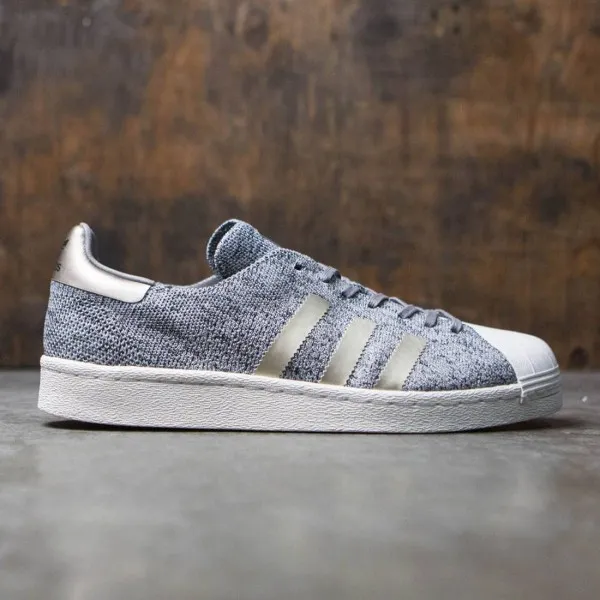 Adidas Men Superstar Boost Primeknit - Noble Metal  (gray / solid grey)