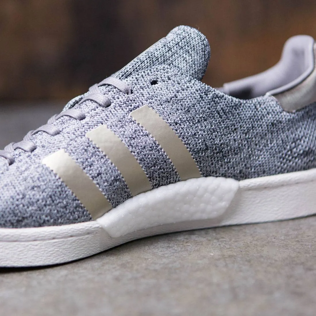 Adidas Men Superstar Boost Primeknit - Noble Metal  (gray / solid grey)