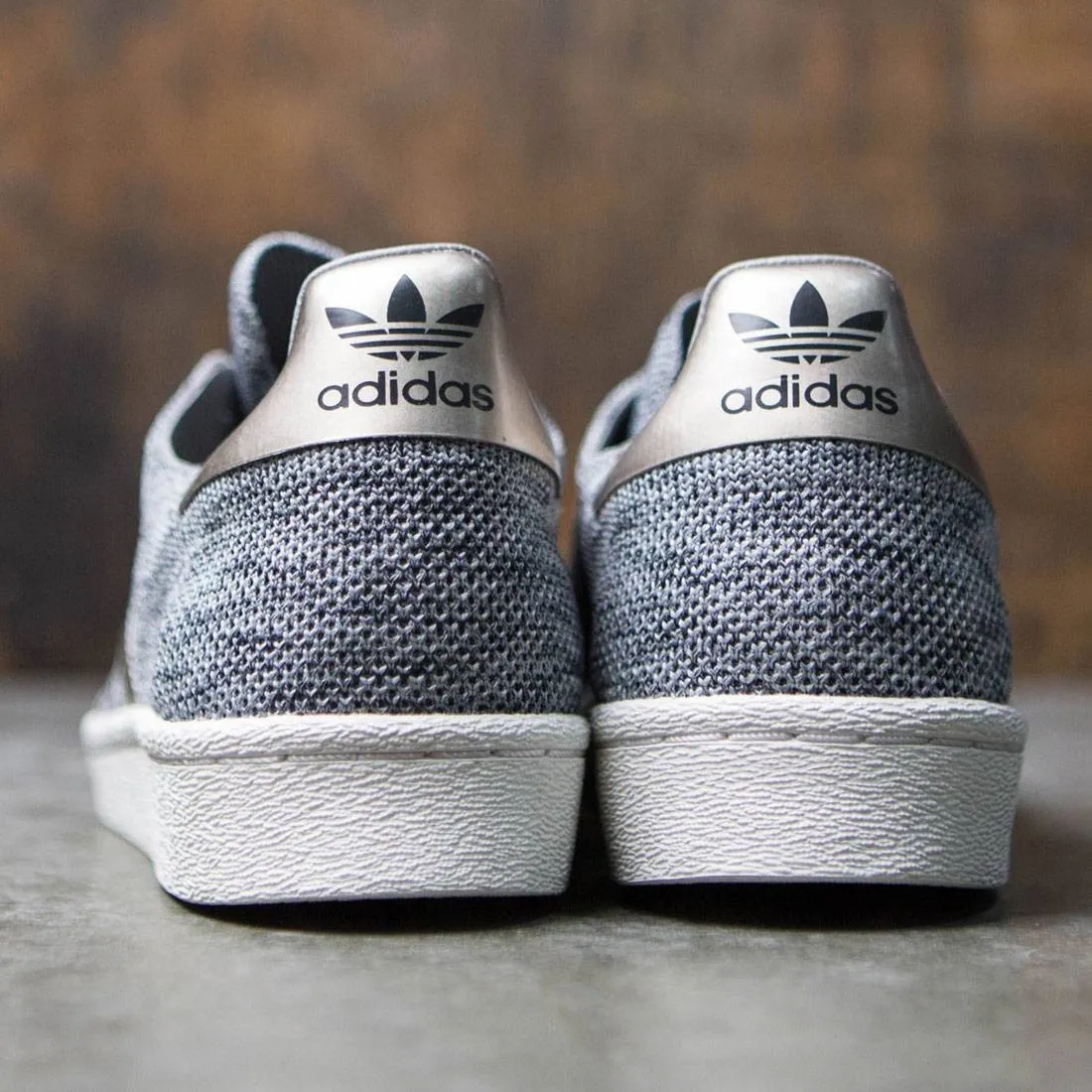 Adidas Men Superstar Boost Primeknit - Noble Metal  (gray / solid grey)