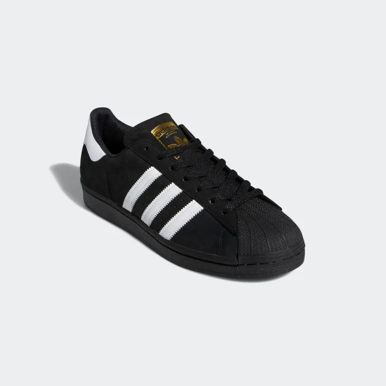 adidas Skateboarding Superstar ADV (Core Black/Cloud White/Gold Metallic)