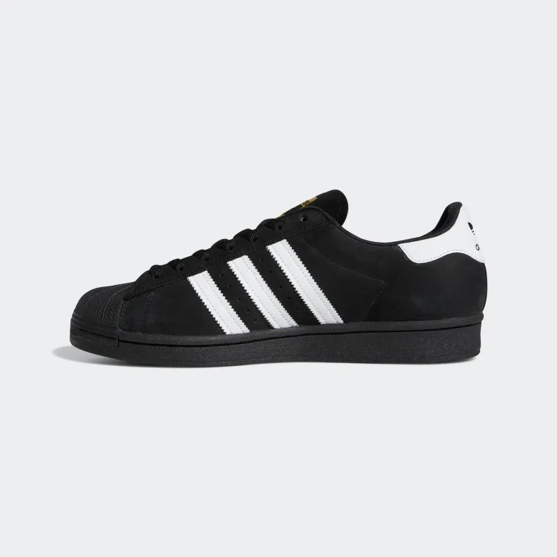 adidas Skateboarding Superstar ADV (Core Black/Cloud White/Gold Metallic)