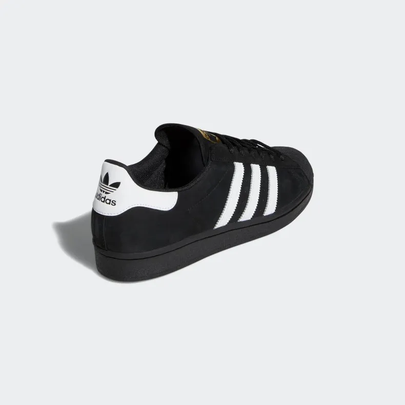 adidas Skateboarding Superstar ADV (Core Black/Cloud White/Gold Metallic)