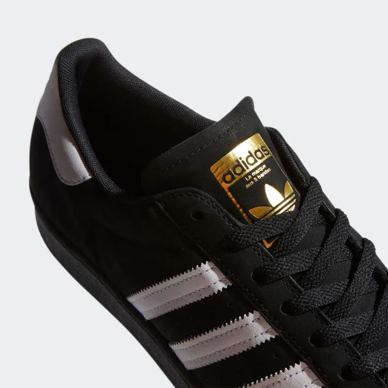 adidas Skateboarding Superstar ADV (Core Black/Cloud White/Gold Metallic)