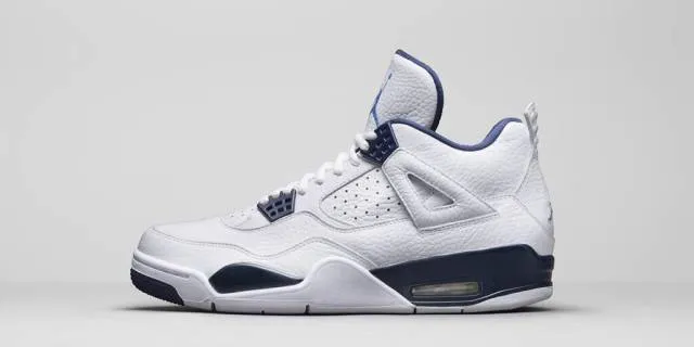 Air Jordan 4 Retro LS "Legend Blue" GS " Columbia"