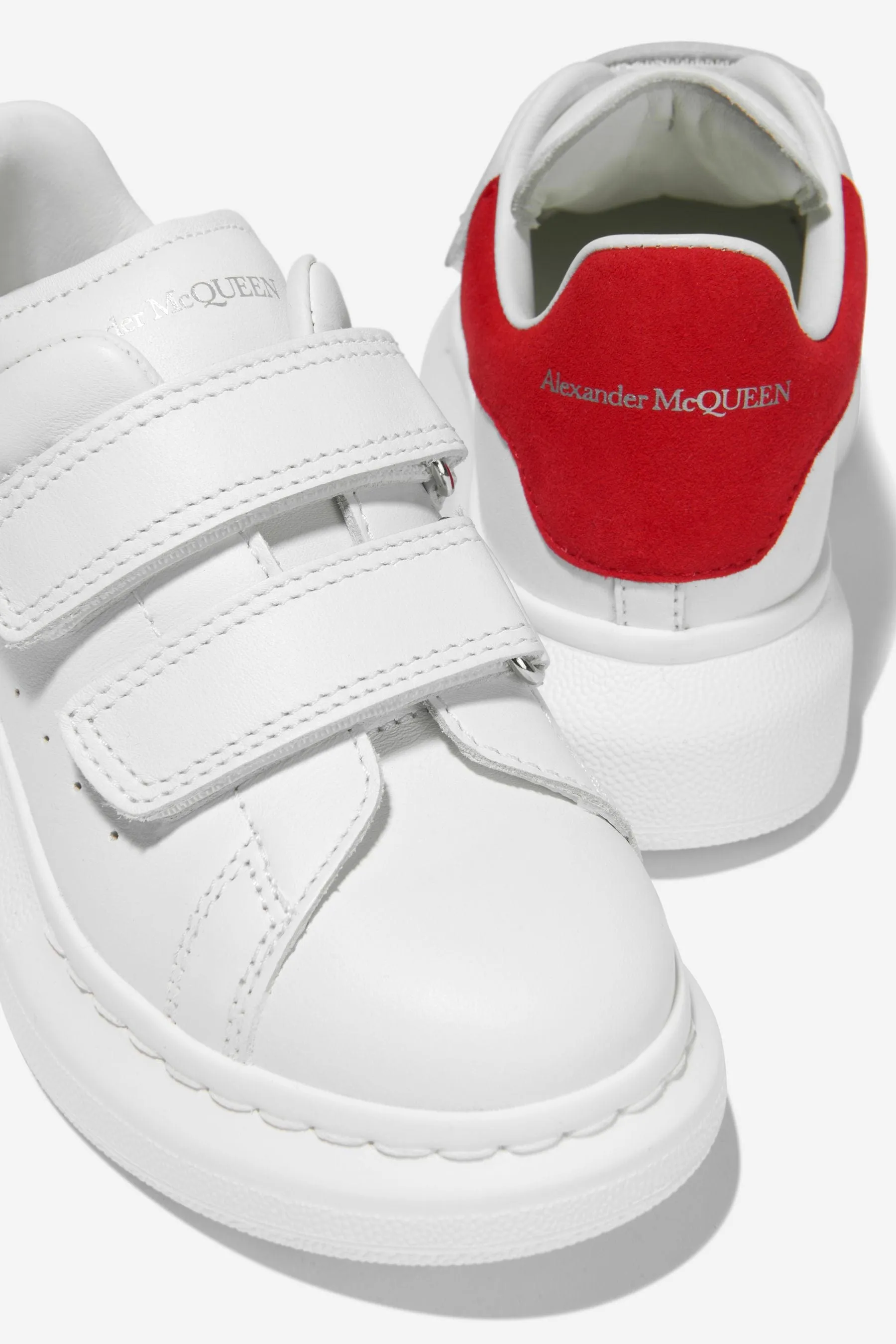 Alexander McQueen - Unisex Leather Velcro Strap Trainers | Childsplay Clothing