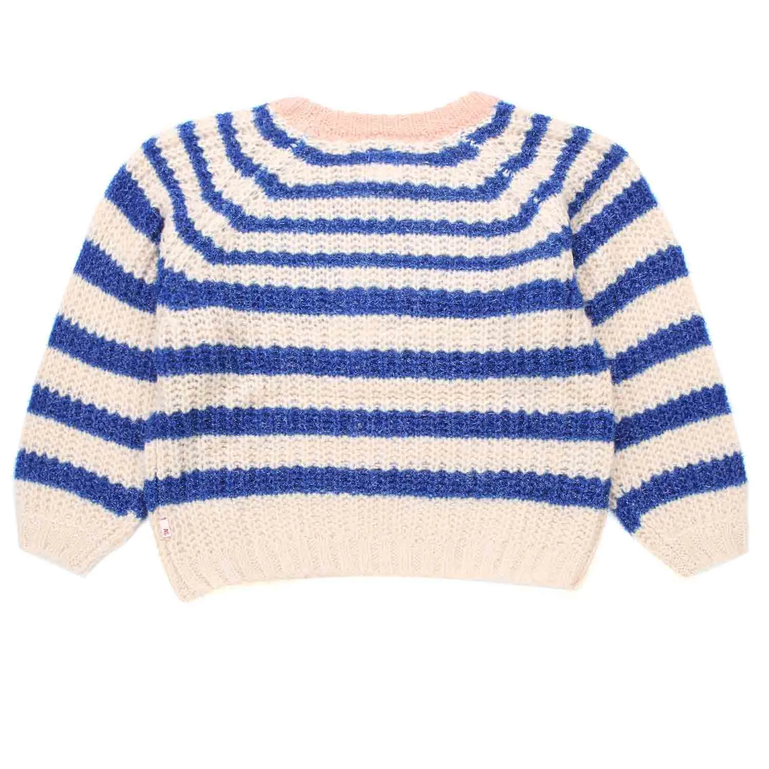 American Outfitters Beige Blue Striped Pullover For Girls And Teen