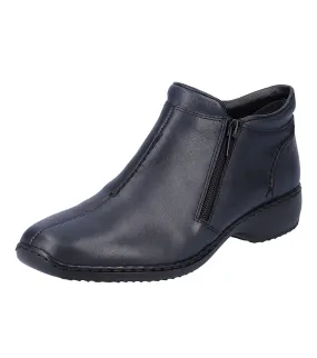 Ankle Boot with Side Zip by Rieker