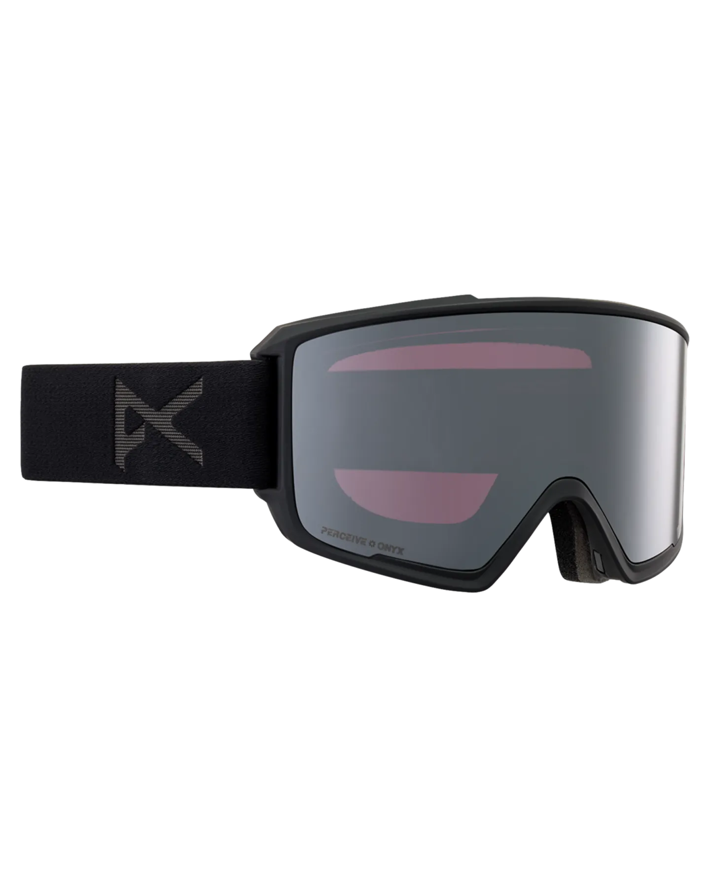 Anon M3 Low Bridge Fit Snow Goggles + Bonus Lens + MFI - Smoke / Perceive Sunny Onyx