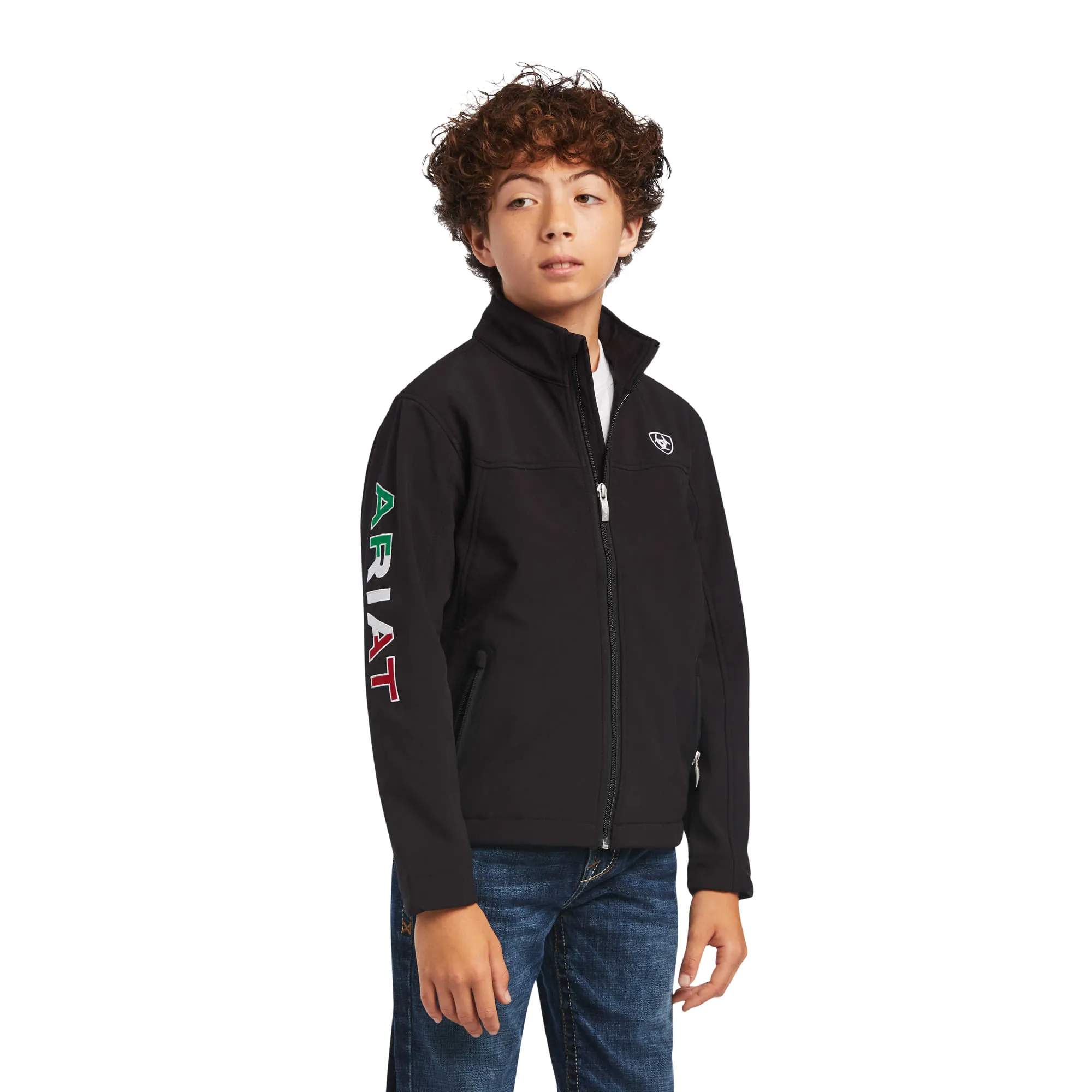 Ariat Boys New Team Softshell Mexico Jacket