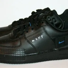 Authentic nike air force 1 type gs black photo blue bq4793 002 gs youth size