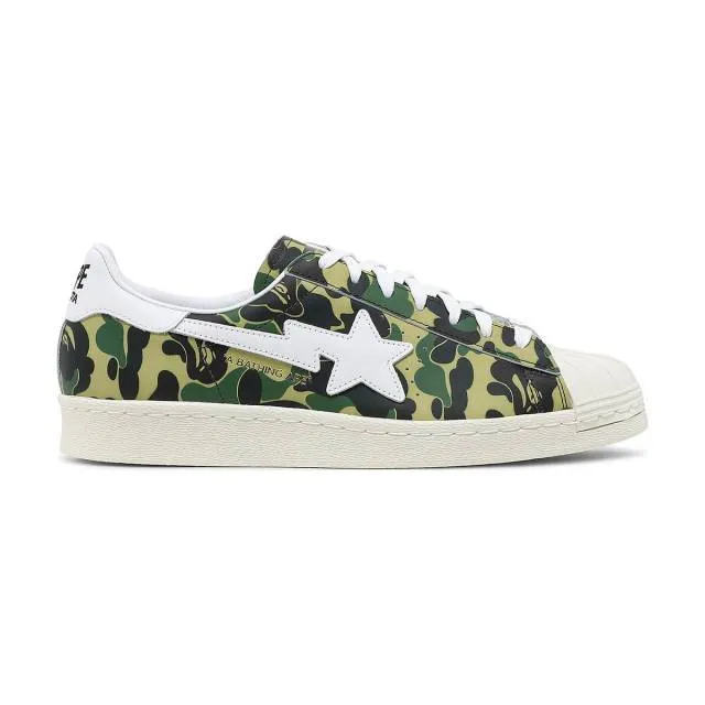 BAPE x Adidas Superstar 80s (ABC Camo/ Green ABC Camo/ W...