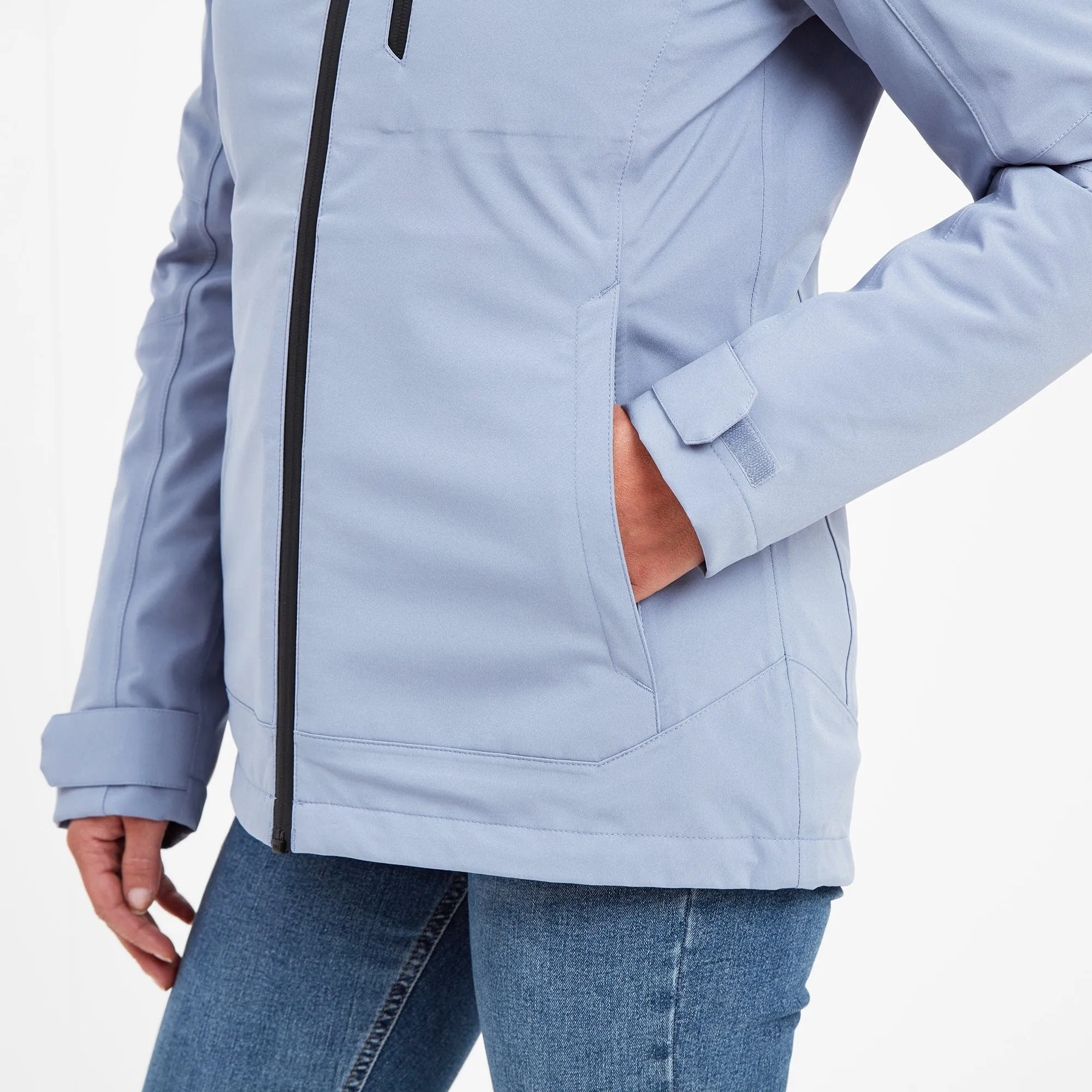 Beverley Womens 3-in-1 Waterproof Jacket - Dusty Blue