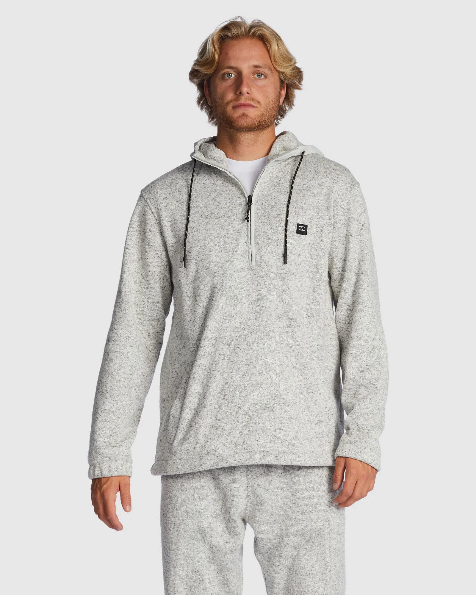 Billabong A/Div Boundary Hooded Half-Zip Pullover - Grey Heather | SurfStitch