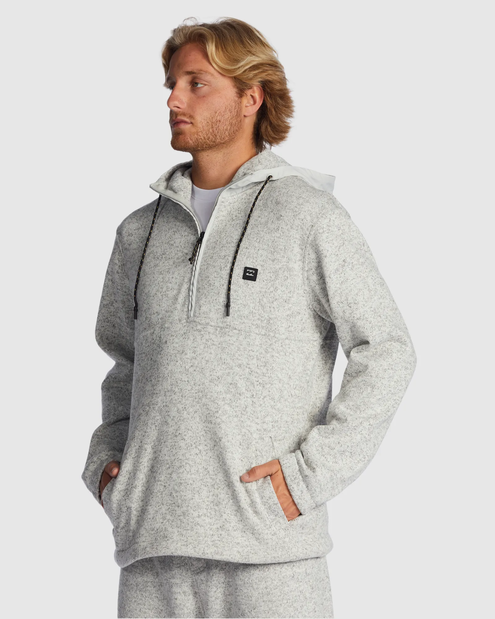 Billabong A/Div Boundary Hooded Half-Zip Pullover - Grey Heather | SurfStitch