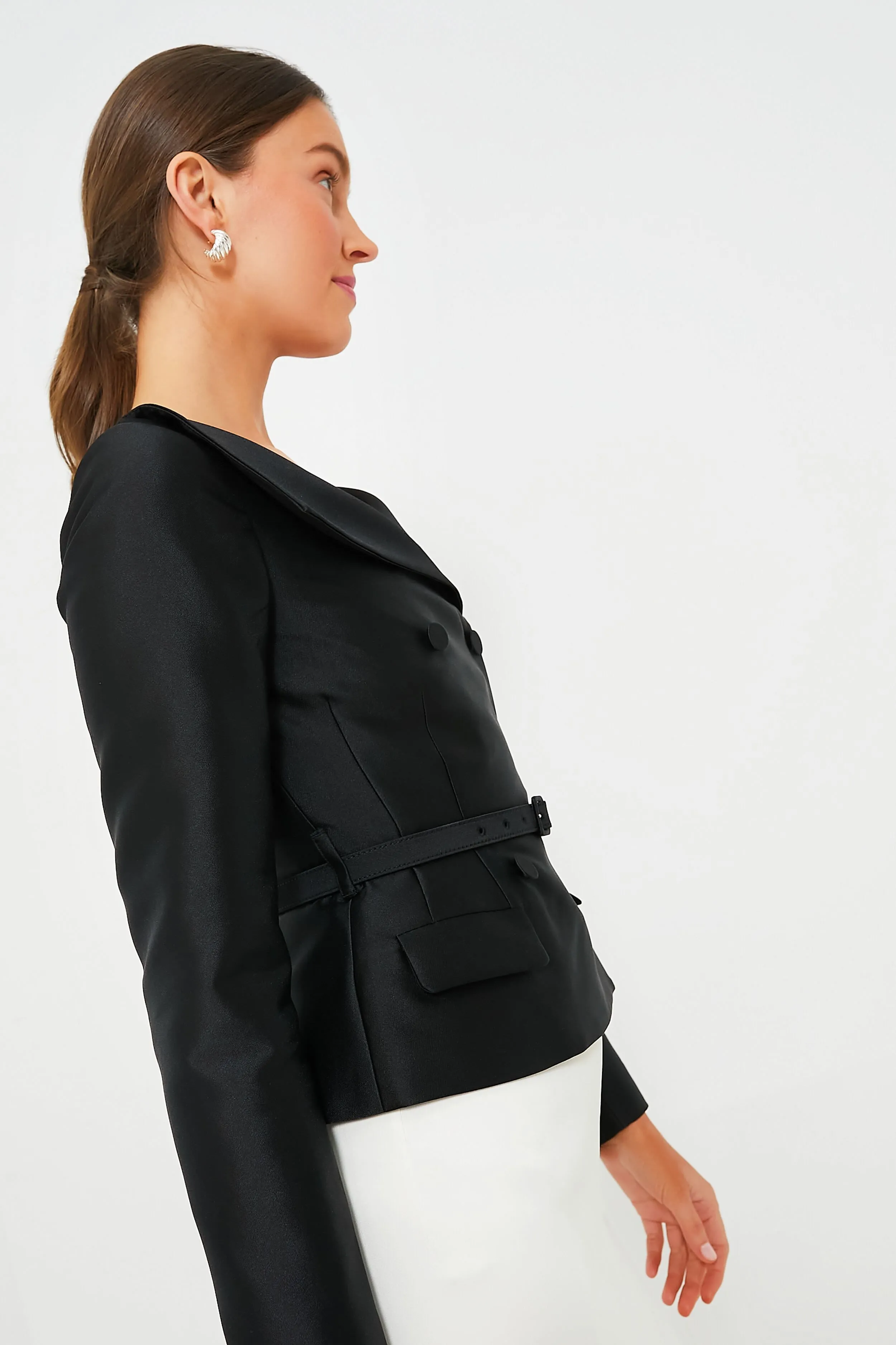 Black Taffeta Jacket