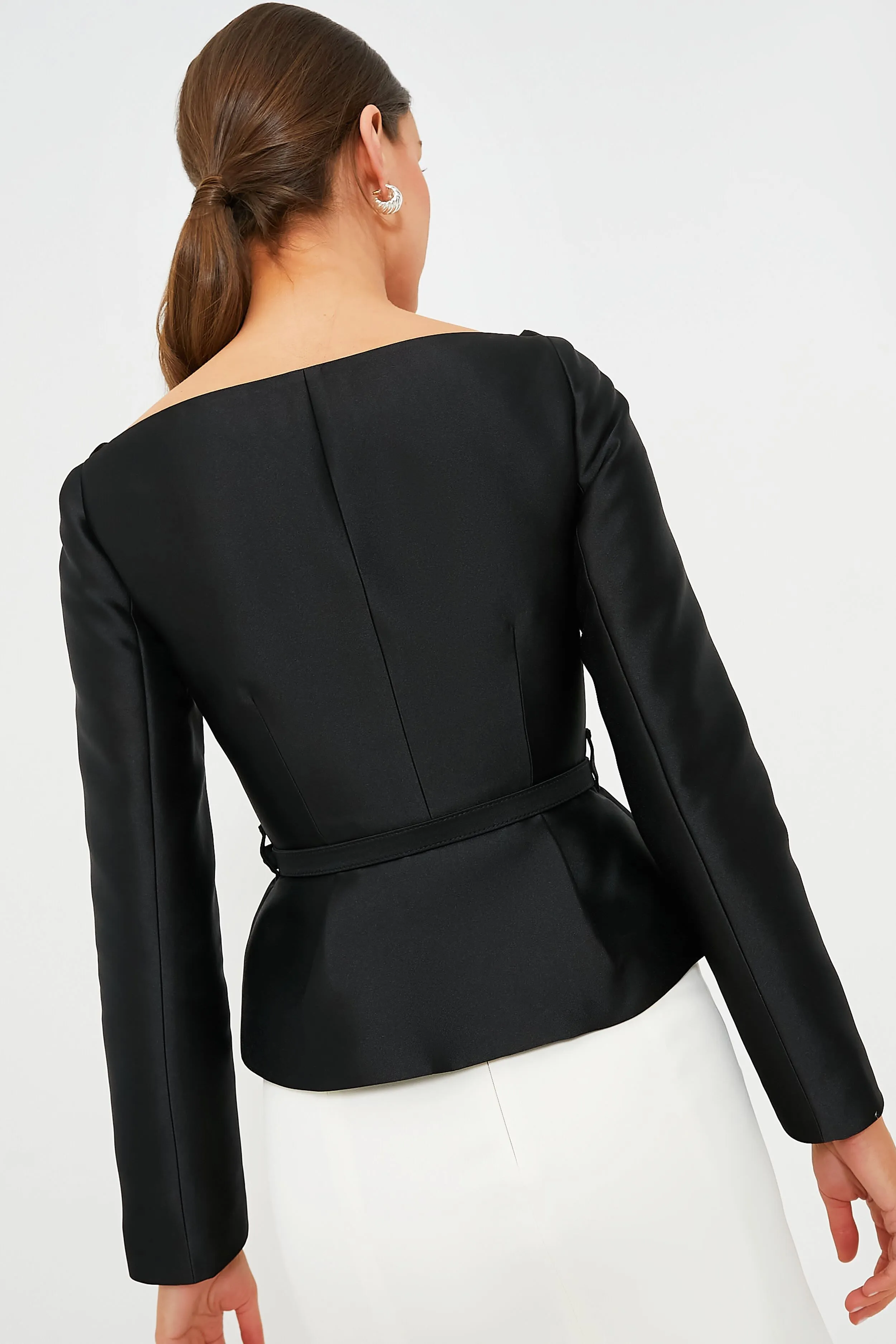 Black Taffeta Jacket