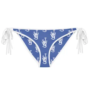 BLUE Reversible Bikini Bottom