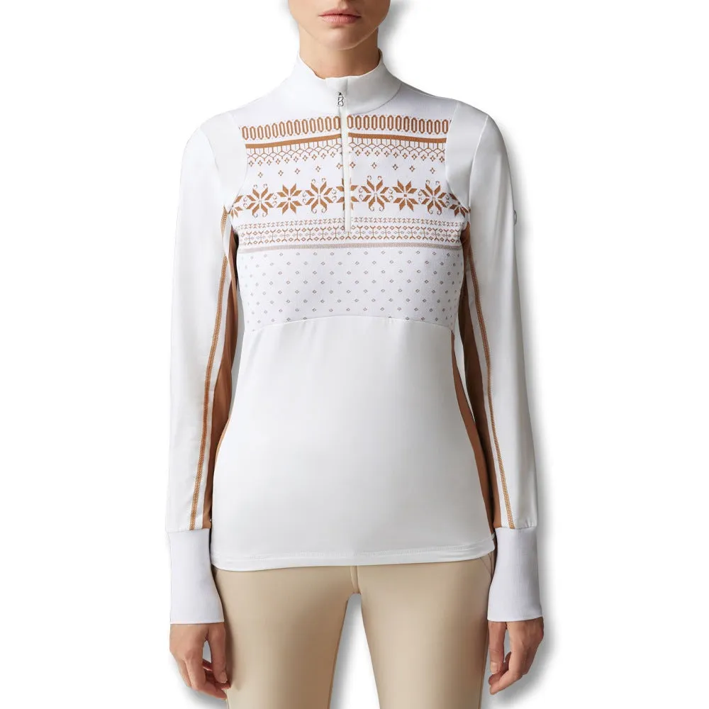 Bogner Jorina Golf Pullover Off-White - FW22 Women