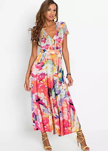 bonprix Floral Print Wrap Dress | Grattan