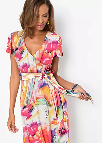 bonprix Floral Print Wrap Dress | Grattan