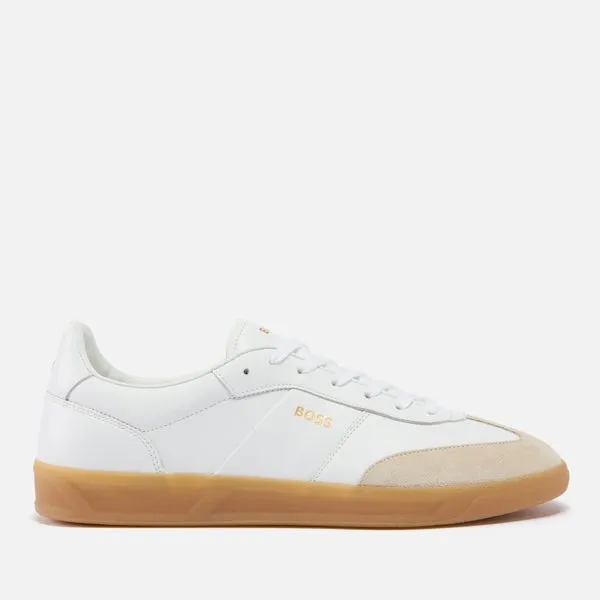 BOSS Men's Brandon Leather Tennis Trainers