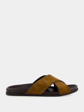 Brown Suede Chiltern Sandals