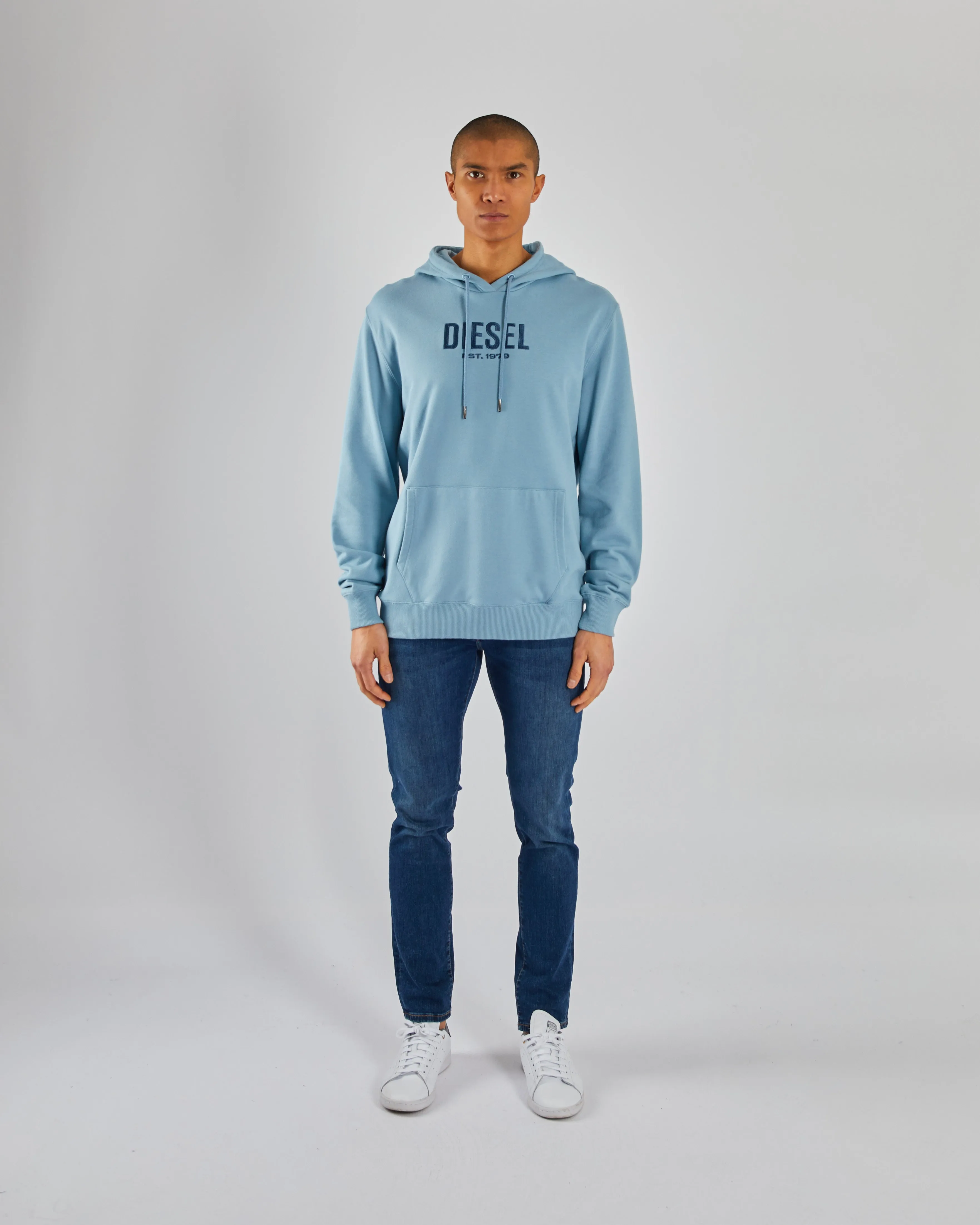 Buckley Hoodie Pebble Blue