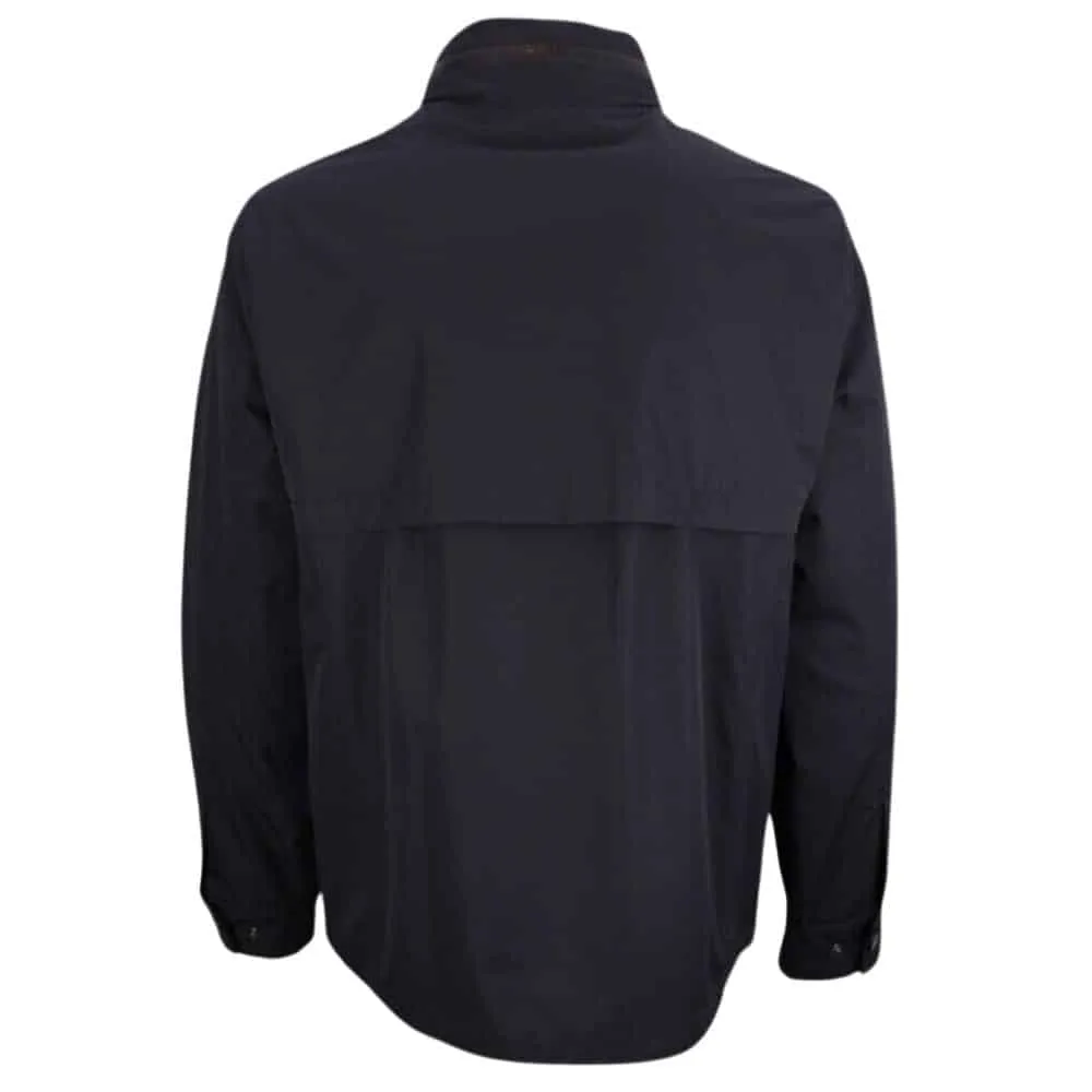 BUGATTI Rainseries Super Lightweight Navy Blouson Jacket | Menswear Online