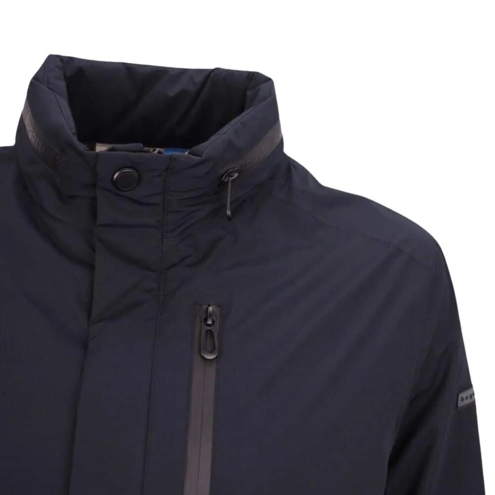 BUGATTI Rainseries Super Lightweight Navy Blouson Jacket | Menswear Online