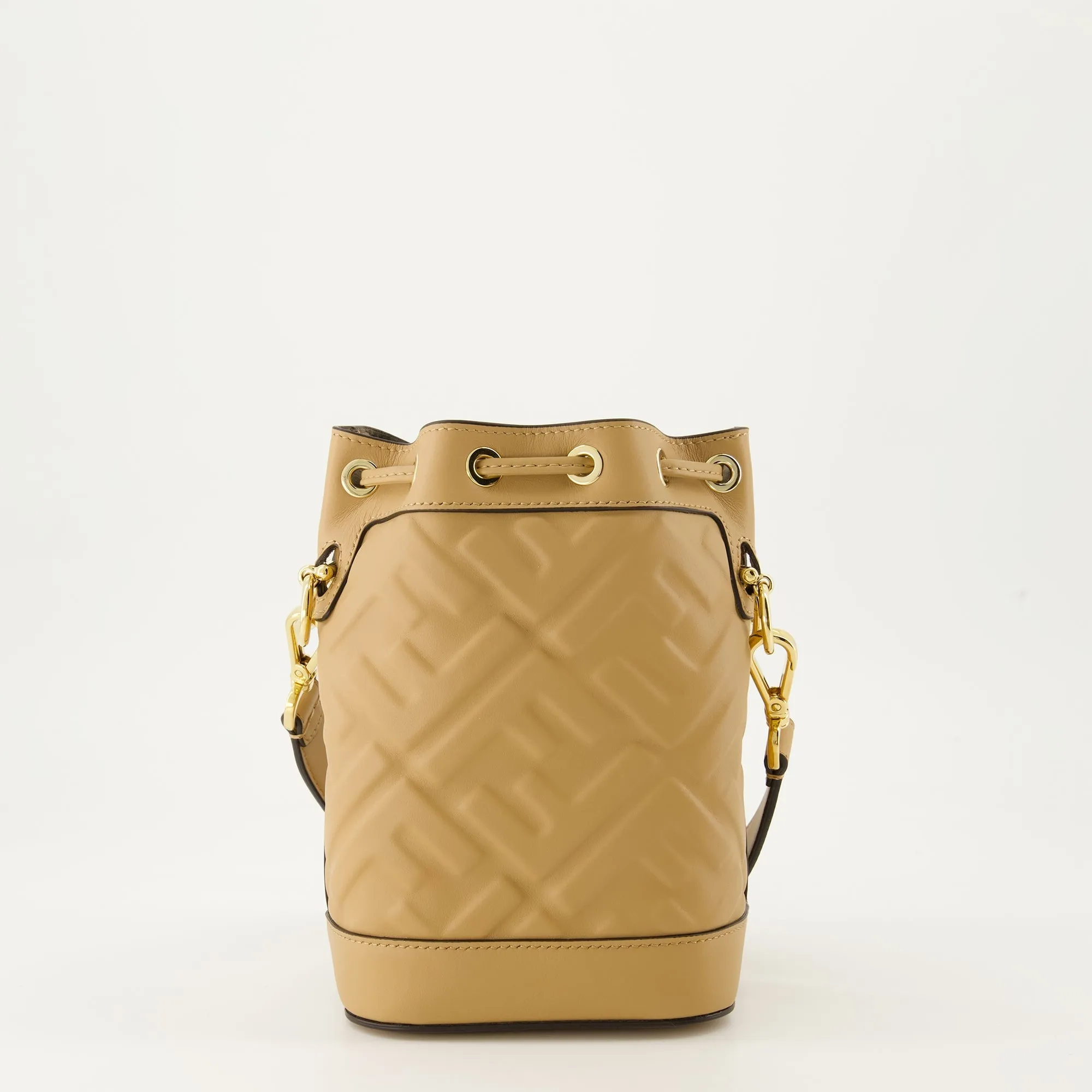 Camel Leather Textured Tote