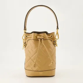 Camel Leather Textured Tote