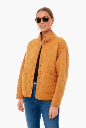 Camel Maya Quilted Jacket