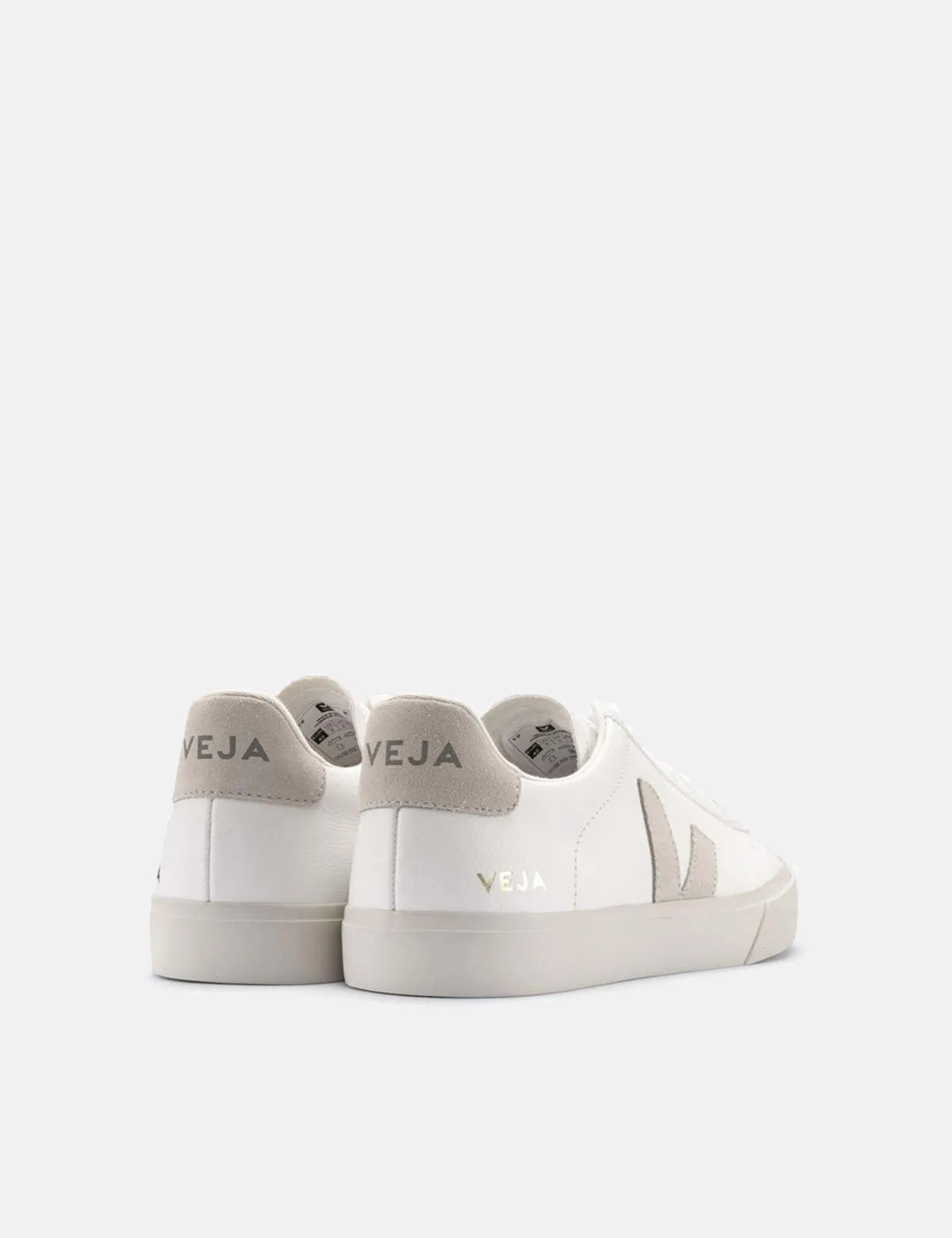 Campo (Chrome Free) Trainers - Extra White/Natural Suede