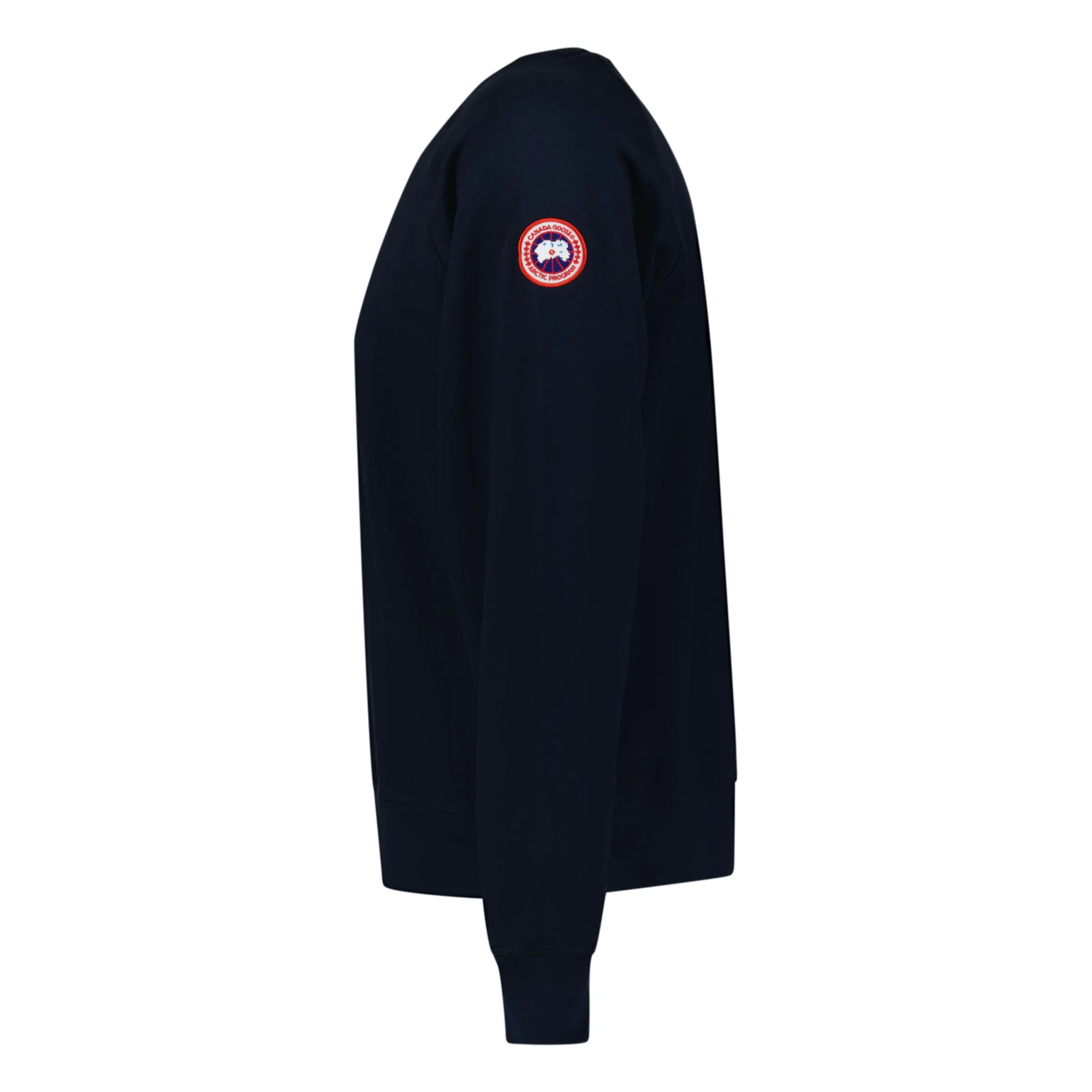 CANADA GOOSE  HURON CREW NECK SWEATSHIRT NAVY BLUE