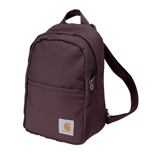 Carhartt B0000538 Classic Mini, Durable, Water-Resistant Adjustable Shoulder Straps, Everyday Backpack (Port), One Size