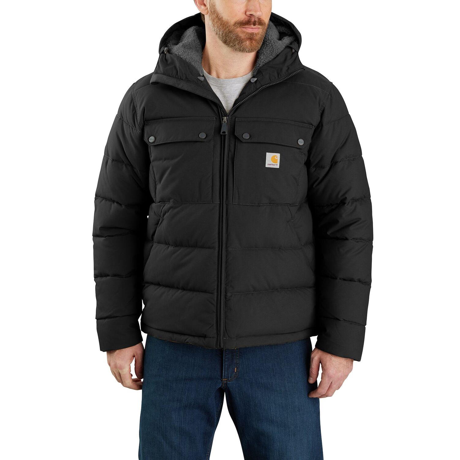 Carhartt Men's Montana Loose Fit Insulated Jacket in Black