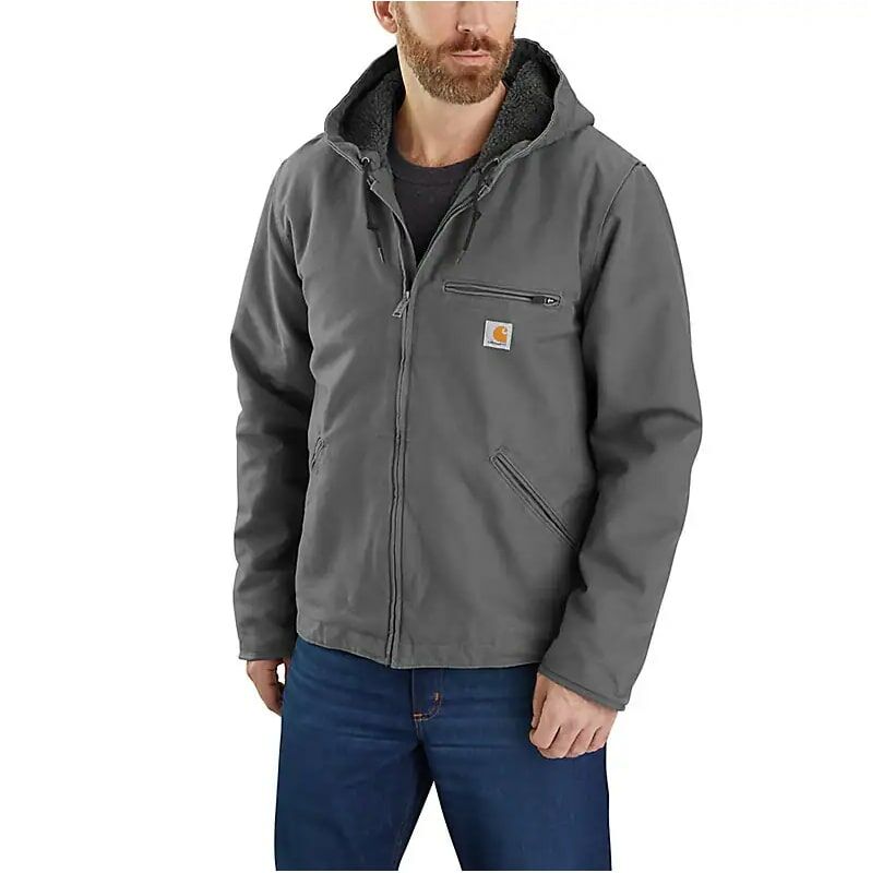 Carhartt Men's Relaxed Fit Sherpa-Lined Jacket