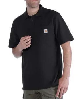 Carhartt Pocket Polo Shirt: Black