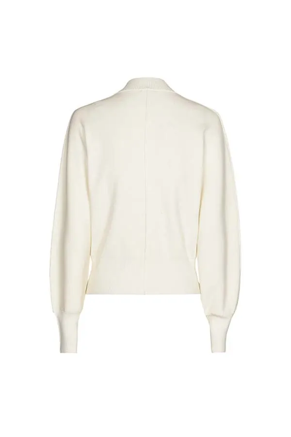 Caroline Biss WHITE COMFORTABLE STRETCH PULLOVER