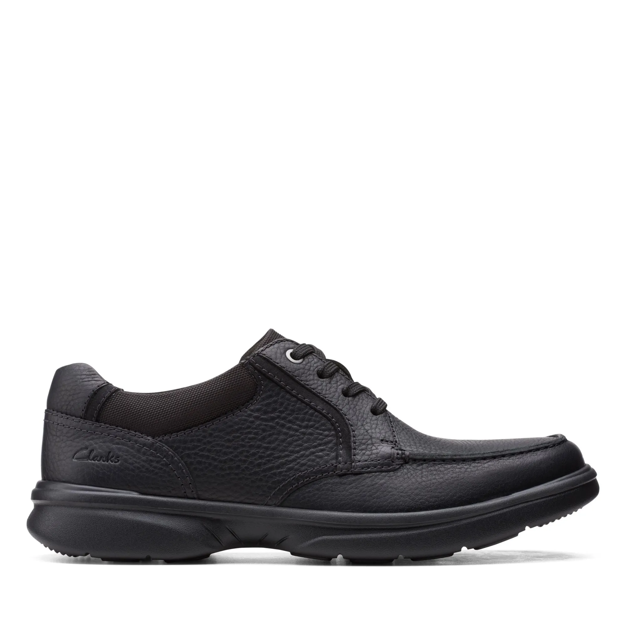 Clarks Men's Bradley Vibe - Black Tumbled Leather