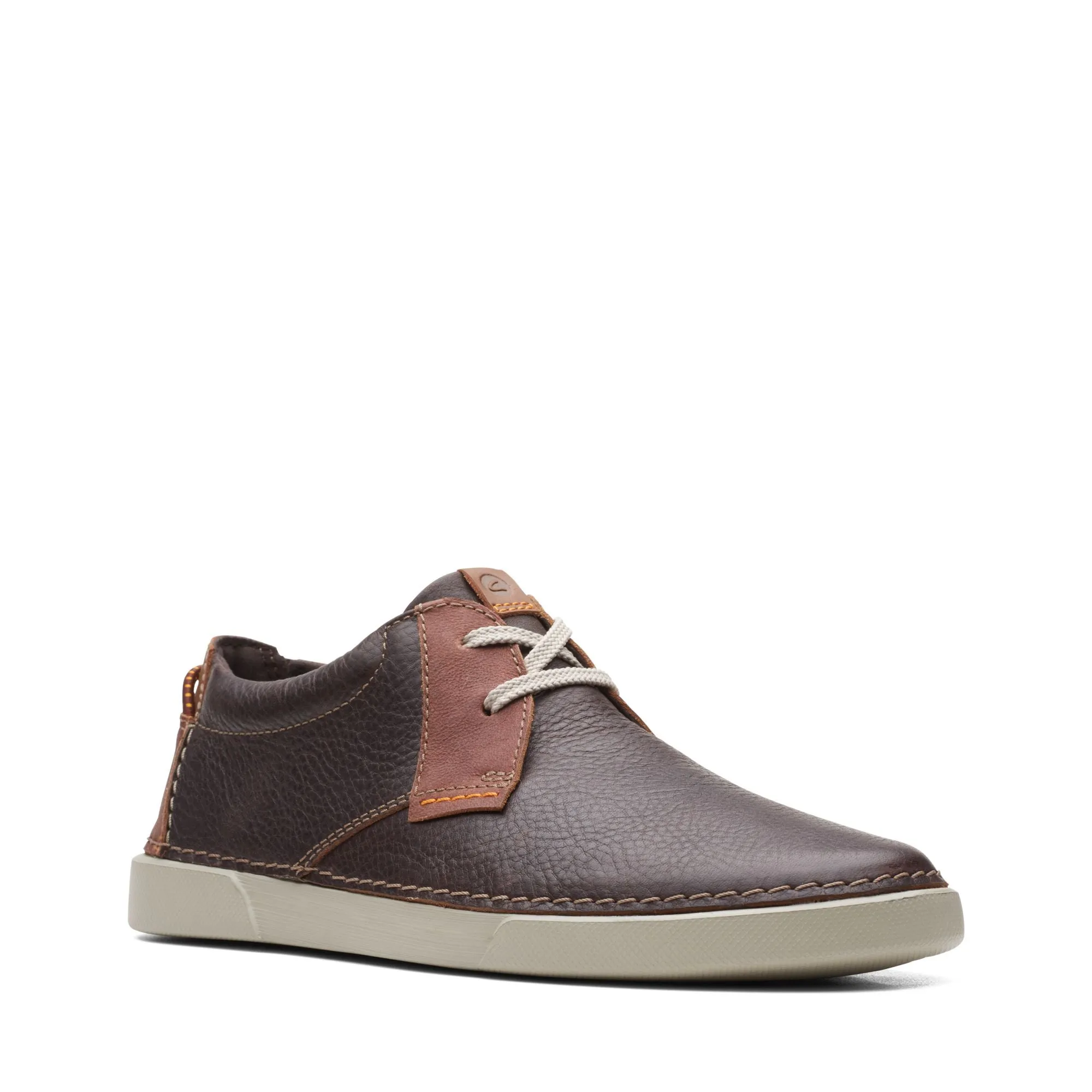 Clarks Men's Gereld Low - Dark Brown Leather